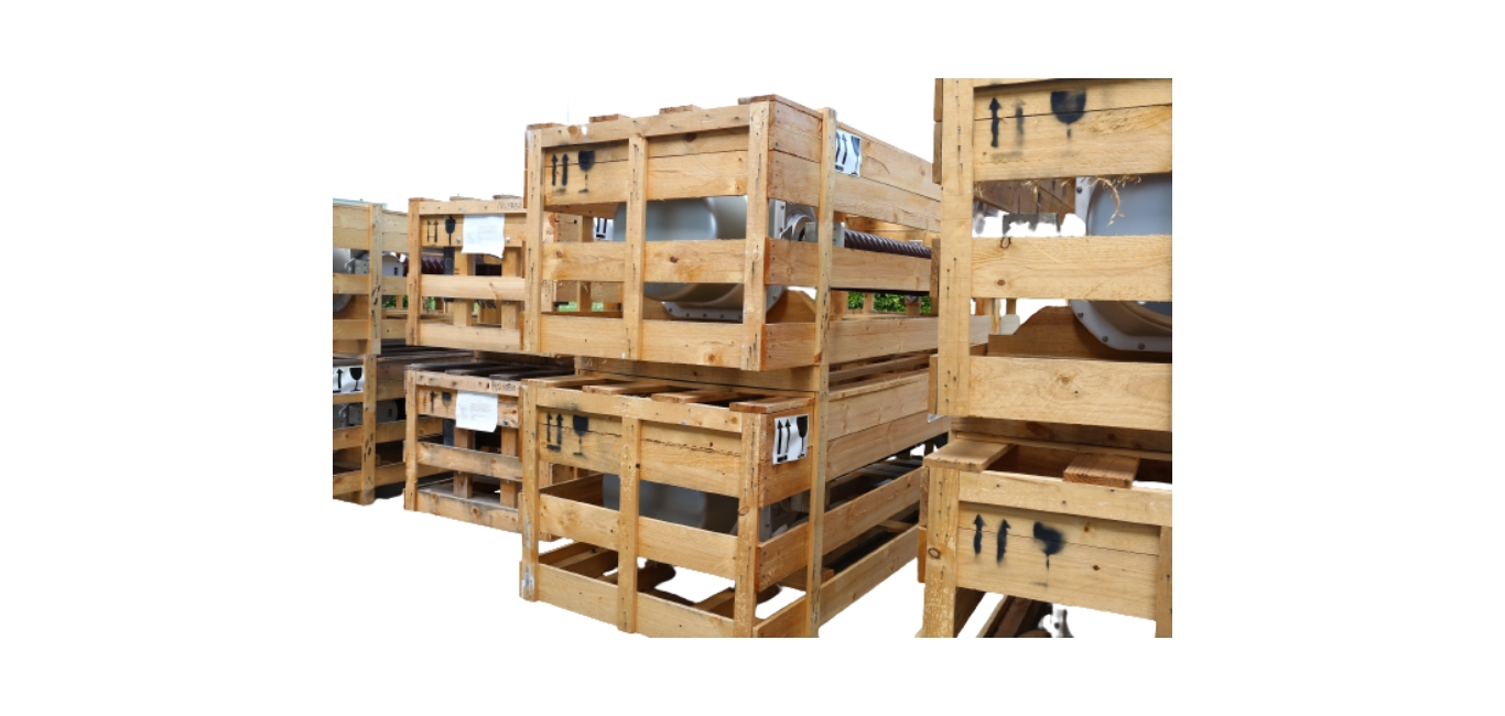 Wooden Open Slat Crates