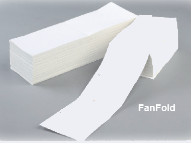 Fanfold Direct Thermal Labels