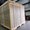 Wooden Crate for Heavy Equipment Shipping at BlueRose Packaging manufacturing facility.
