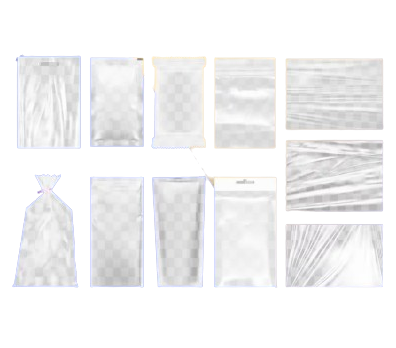 Different types of poly bags banner