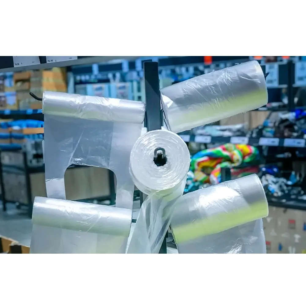 Flat Poly Bags on a Roll