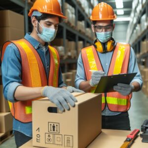 2 mens Choosing the Right Industrial Cardboard Box for logistic and shipping.