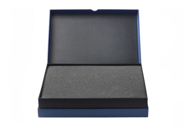 Charcoal Foam Sheets with the custom box