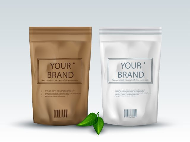 Custom Printed Resealable Poly Bags with Brand Logo