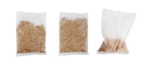 Gusseted Poly Bags for food packaging